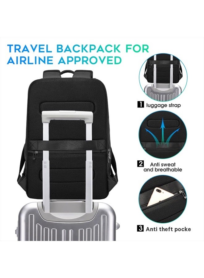 BANGE Business Smart Backpack Waterproof fit 15.6 Inch Laptop Backpack,Fight Approved Durable Backpack suitable as overnight,daily and travel backpack  - Image 5