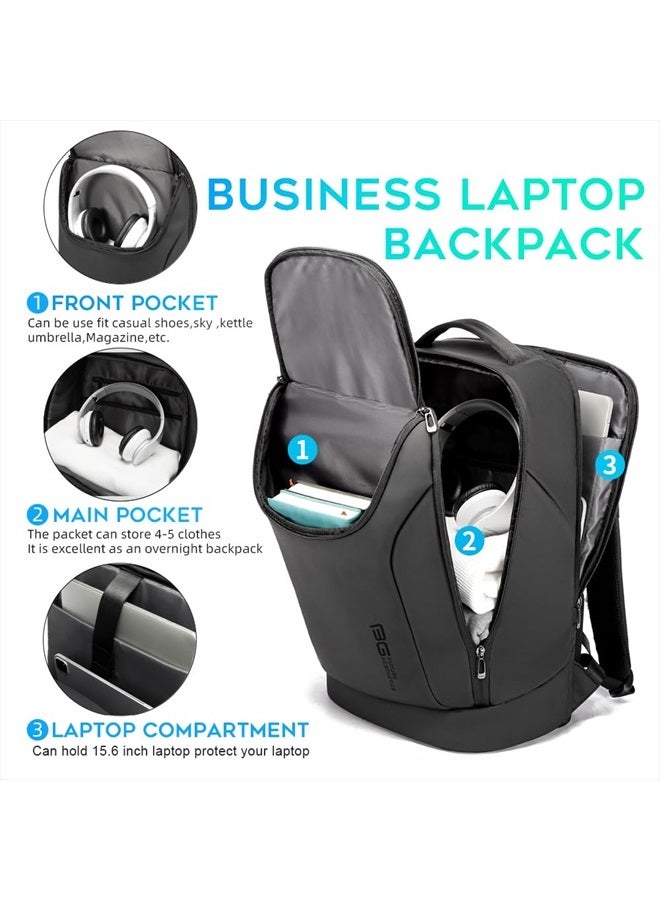 BANGE Business Smart Backpack Waterproof fit 15.6 Inch Laptop Backpack,Fight Approved Durable Backpack suitable as overnight,daily and travel backpack  - Image 2