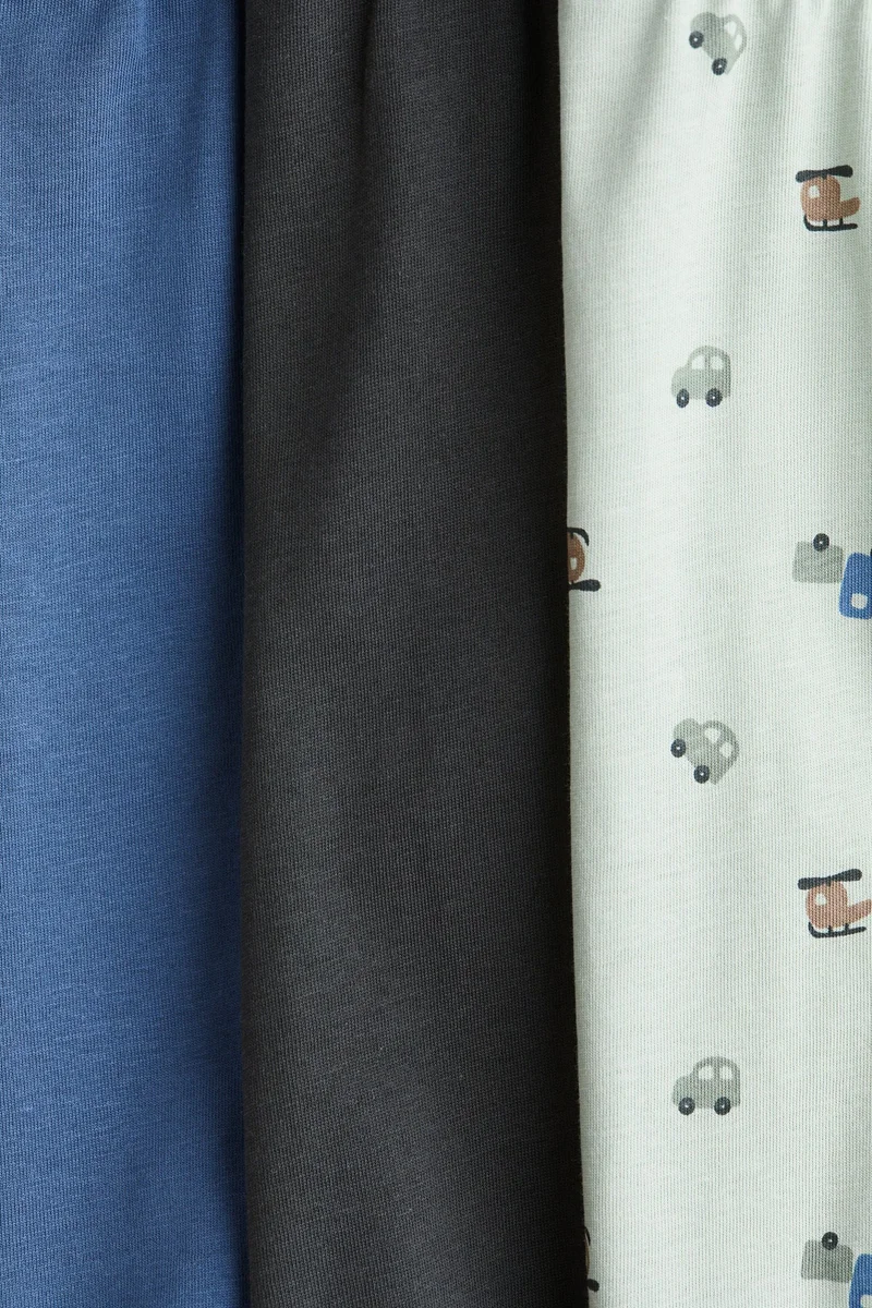 H&M 3-pack cotton jersey joggers