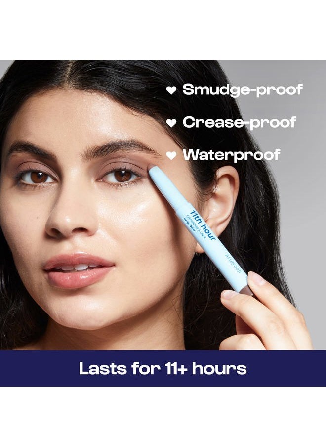 ALLEYOOP 11th Hour Waterproof Cream Eyeshadow Stick – Long-Lasting Eye Shadow Pencil & Eyeliner, Cream to Powder Stick & Highlighter – Smudge-Proof Eyeshadow Matte, Taupe Dollar Matte  - Image 3