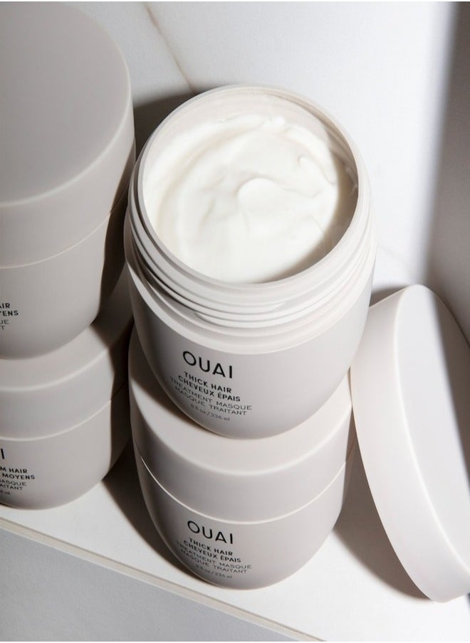 Ouai - OUAI Fine to Medium Hair Treatment Masque 236ml - Nourishing Hair Mask for Softness & Shine - Image 1