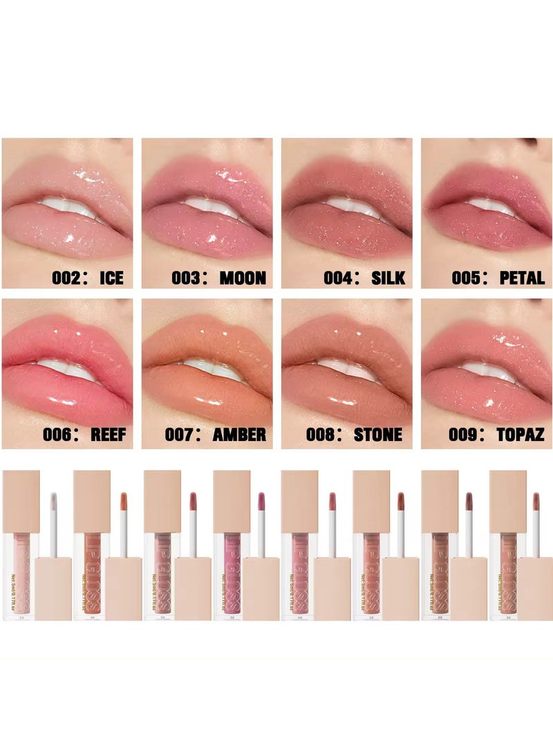 HelloKiss Ultra Glossy Lip Gloss Moisturizing Plump Moist Soft Lip Lifter Gloss Light Fine Texture Lipstick Lip Color Lip Oil Lip Gloss Plumper Volumizing lip Makeup Lip Gloss Oil 07 - Image 2
