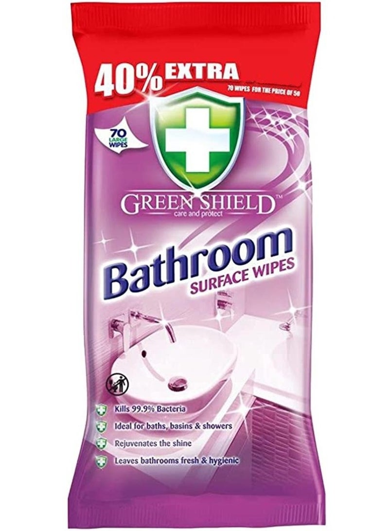 Bathroom Surface Cleaning Wipes 70Wipes