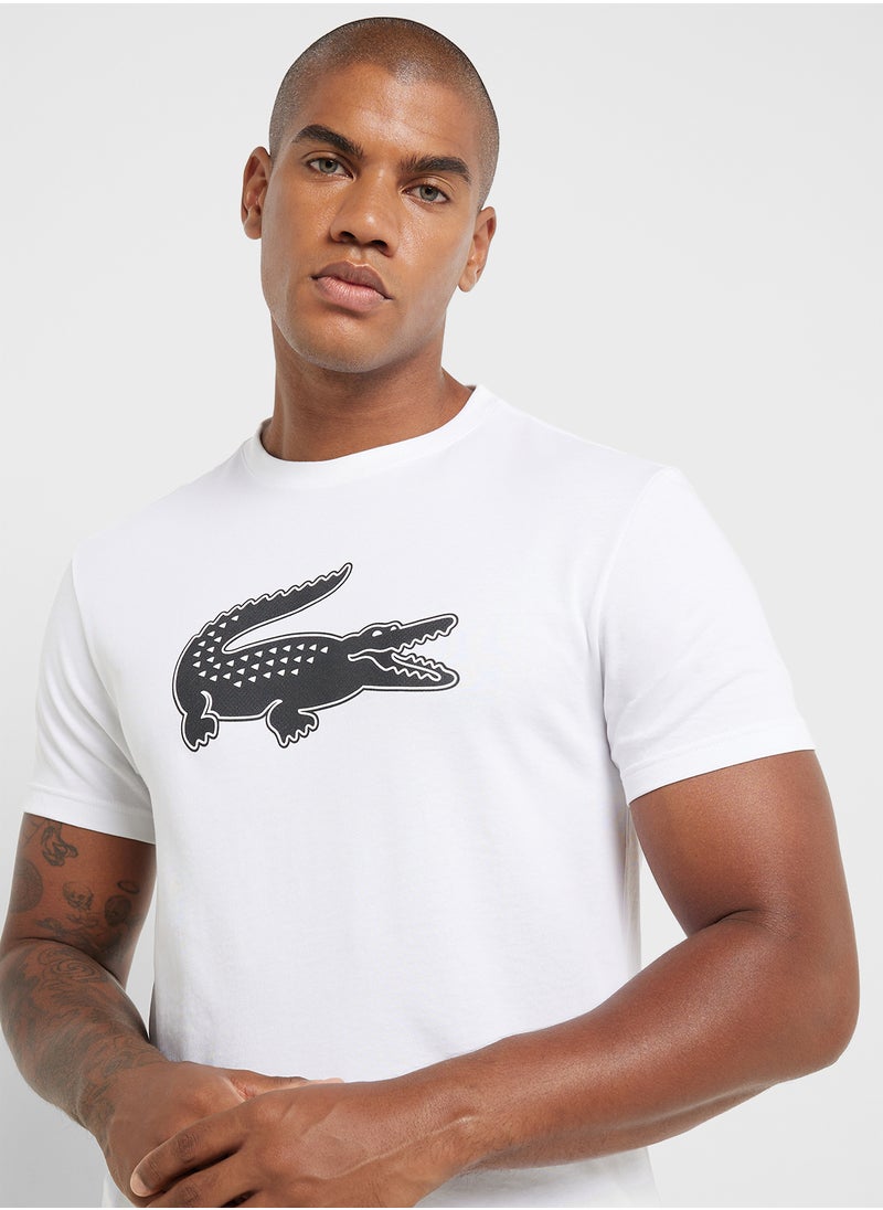 LACOSTE Logo Short sleeve T-Shirt  - Image 3