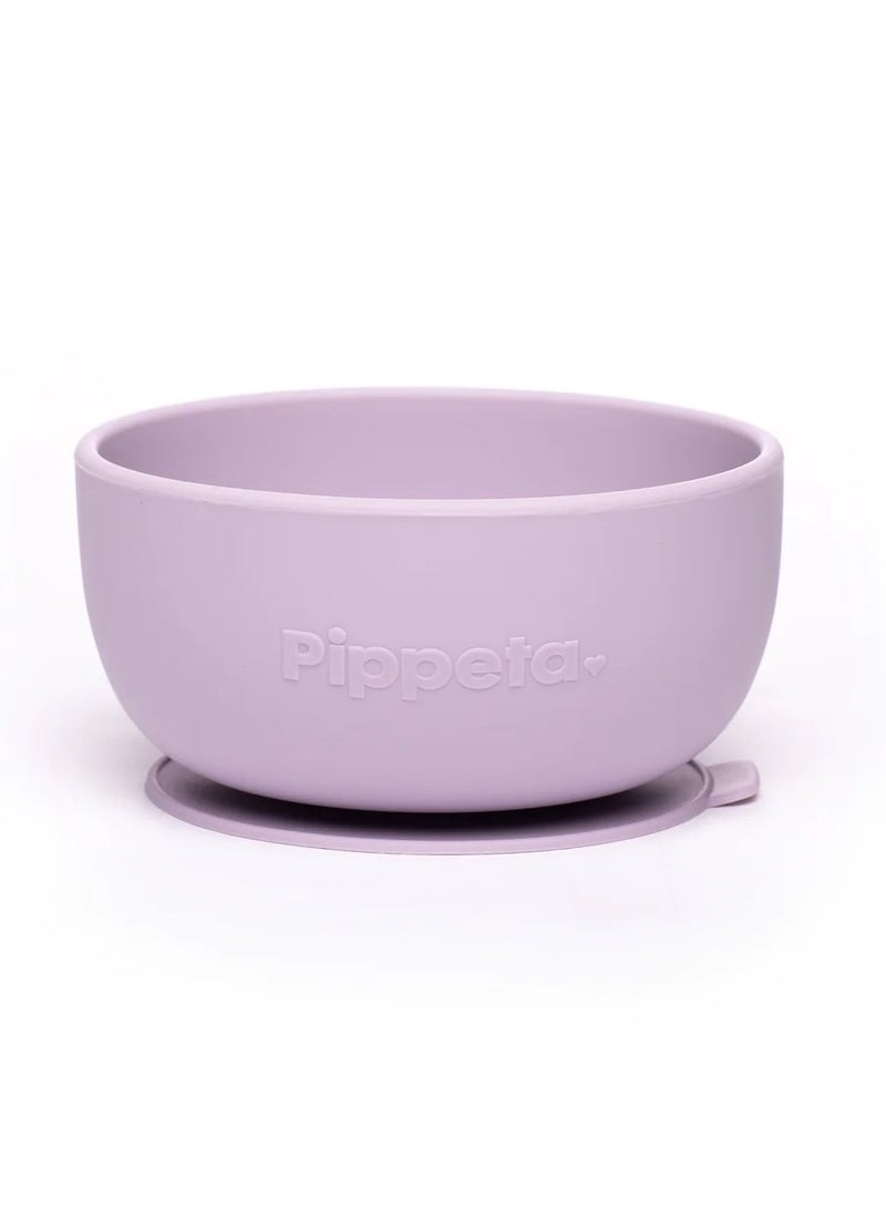 Pippeta Silicone Suction Bowl For Infant - Lilac