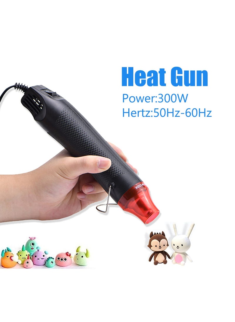 Generic Heat Gun Mini Hot Air Gun for DIY Crafts Portable Heat Air Gun Tool for Embossing Shrink Wrapping Drying Paint  - Image 4