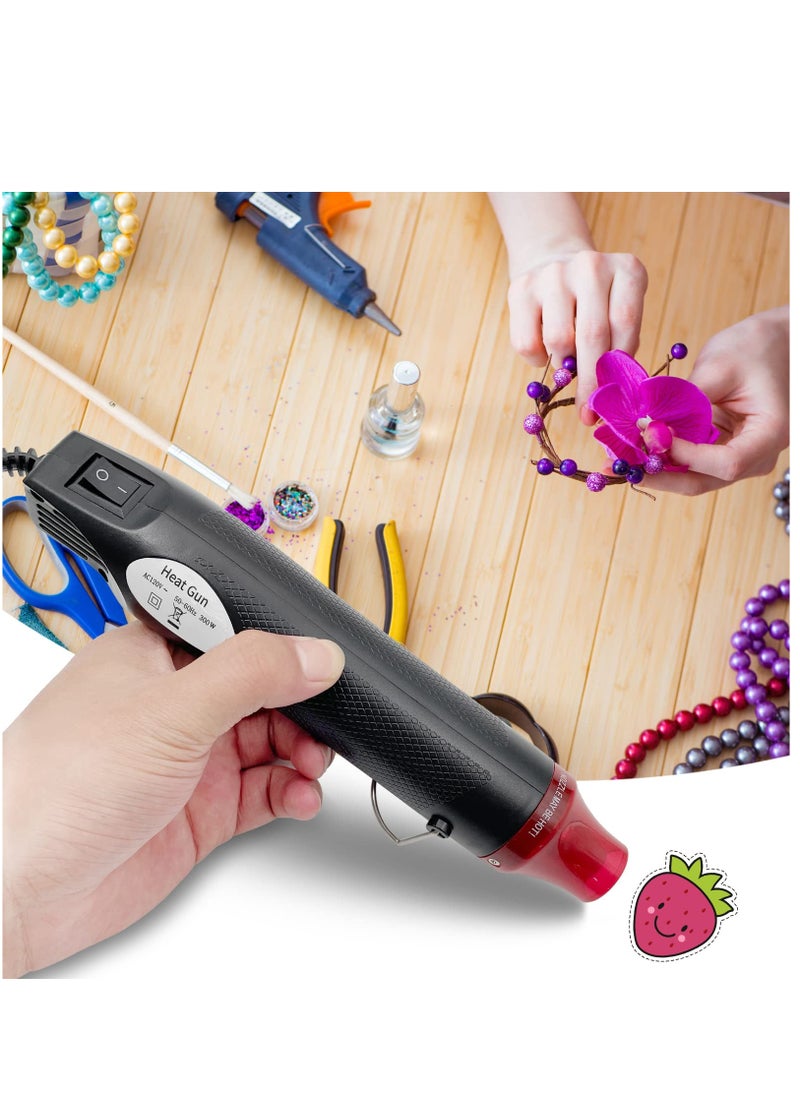Generic Heat Gun Mini Hot Air Gun for DIY Crafts Portable Heat Air Gun Tool for Embossing Shrink Wrapping Drying Paint  - Image 5