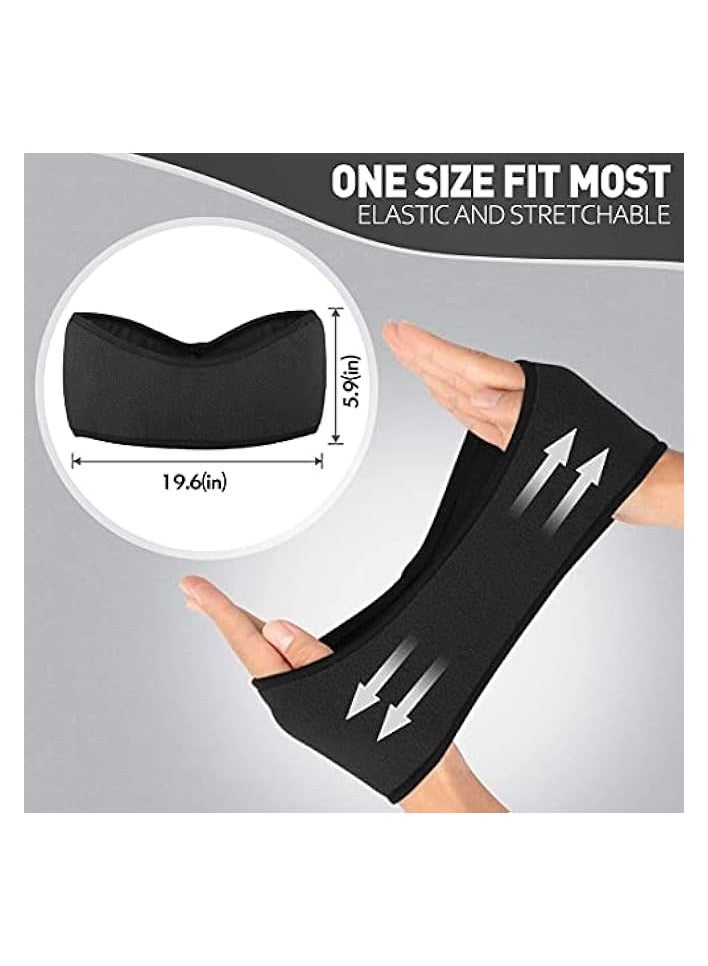 بروماس غطاء للأذنين، أغطية للرأس ماصة للعرق، مناسبة للرجال والنساء، دافئة ومريحة، مناسبة للجري وركوب الدراجات - Image 3