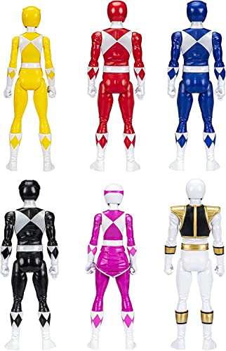 Power Rangers Mighty Morphin Multipack 12-inch Action Figure 6-Pack, Toys with Accessories for Kids 4 and Up (Amazon Exclusive) - Image 4