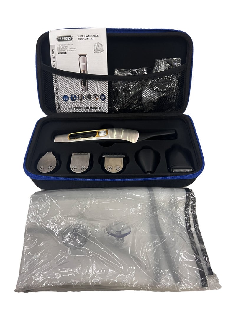 PRASONX Rechargeable Men's Grooming and Shaving Kit - Image 3