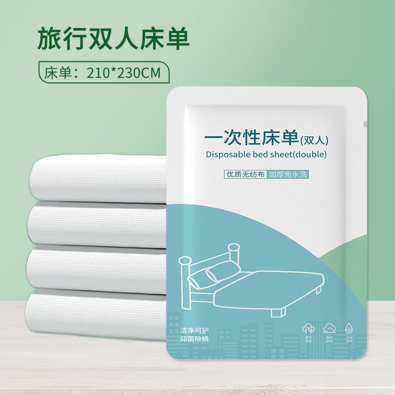 Clean Disposable Bed Sheet Set Double sheets 210 *-230cm 