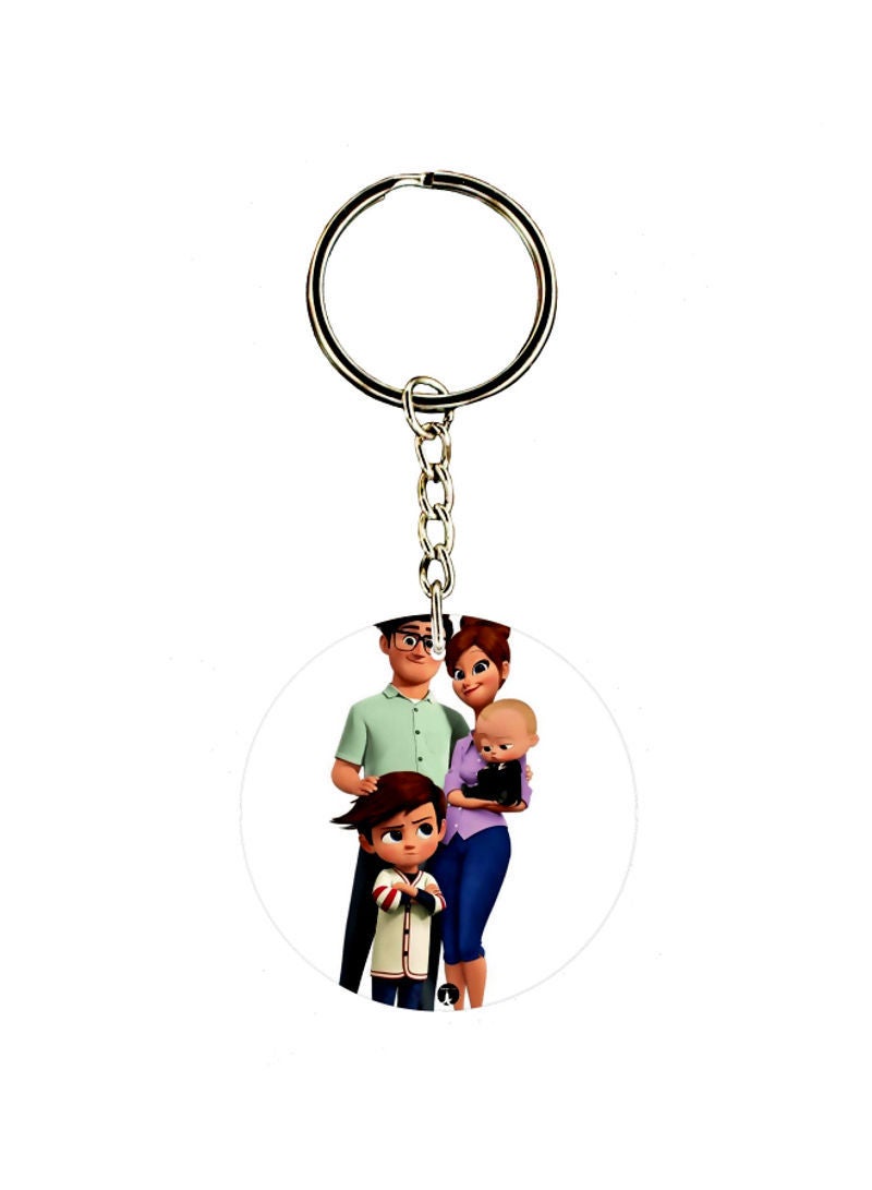 RKN Cartoon Themed Single Sided Keychain