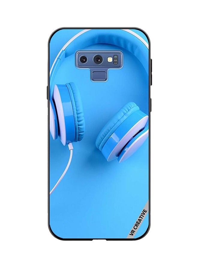 Protective Case Cover For Samsung Galaxy Note 9 Music Headphones Design Multicolour