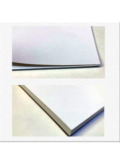 Premify 50/Sheets Watercolor Paper Textured Canvas Pad, Use Paint Pencil Ink Charcoal Pastel And Acrylic, All 4 Sides Glued (Keep Papers Straight) 7 X 10 Inch, Artist Drawing Paper Mix Media Acid Free  - Image 5