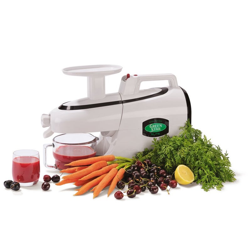 Tribest Tribest Green Star Elite GSE5000220V Jumbo Twin Gear Juice Extractor 220V NOT FOR USA USEWhite  - Image 1