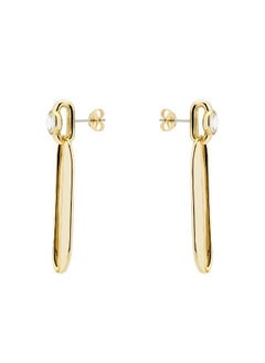 Karen Millen Crystal Ellipse Drop Earring  - Image 2