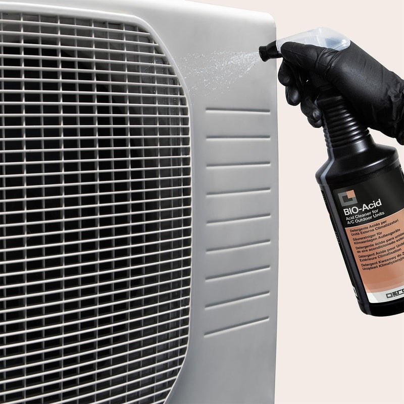ERRECOM Cleaning Kit for Air Conditioners, includes 1 L bottle of Clima-Net, A/C Filter and Evaporator Cleaner, 1 L bottle of BIO-Acid, Acid Cleaner with Biodegradable Surfactants, Gloves - Image 4
