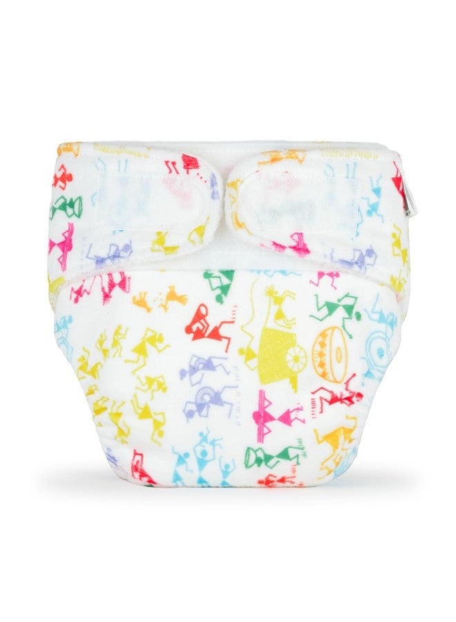 SuperBottoms Newborn UNO Premium Cloth Diaper with Insert (0 to 3m) | Washable & Reusable Diaper with Organic Cotton Pad | Superior Absorption | Waterproof | SuperDryFeel™ Layer | Super Soft & Gentle - Image 2
