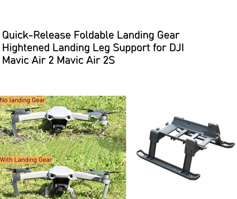 Quick-release Foldable Landing Gear Hightened Landing Leg Support for DJI Mavic Air 2 Mavic Air 2S - Image 2