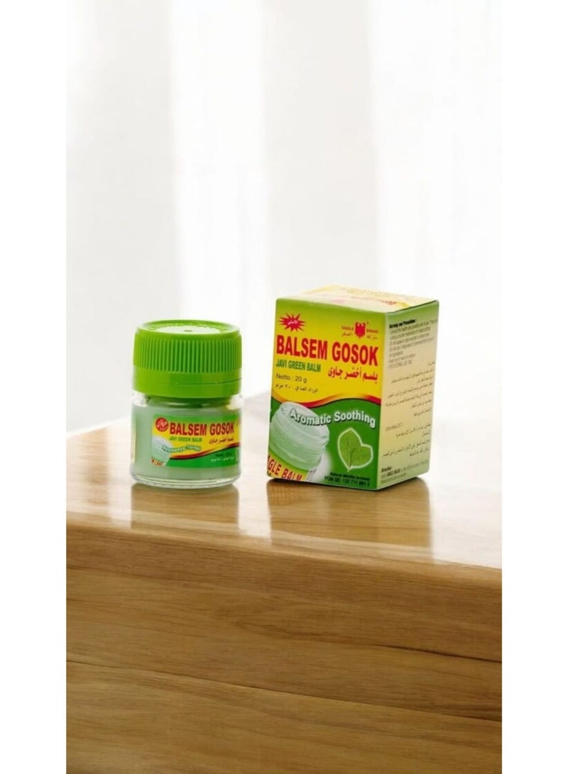 CAP LANG Original Green Balm for Muscle Pain Relief - 20g, 3 pieces - Image 3