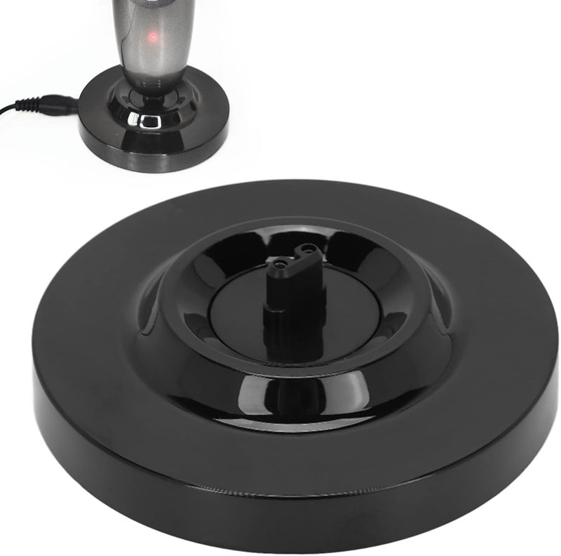 Shaver Charging Stand Shaver Charger Universal Electric Shaver Level Round Shape Deep Design is Wide and Beautiful Men Electric Shaver Shaver Charging Base Black