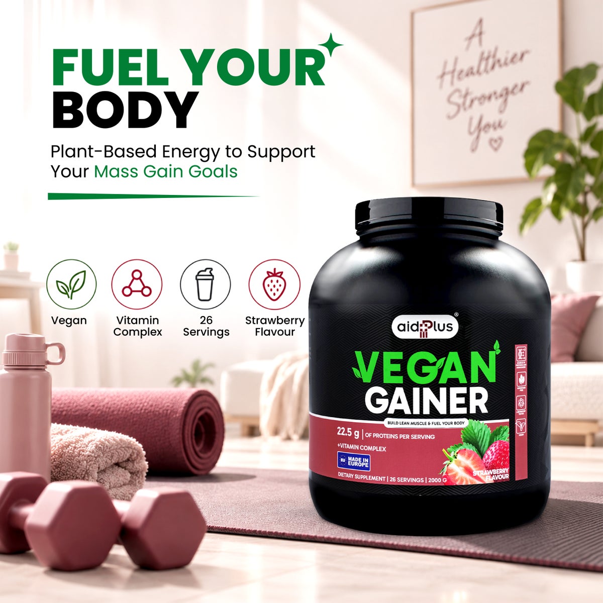 Nutrend Mass Gain Chocolate Cocoa Protein Powder 1050g