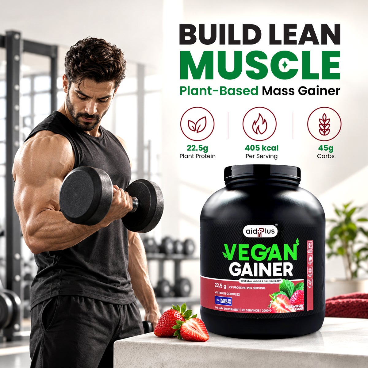 Nutrend Mass Gain Chocolate Cocoa Protein Powder 1050g