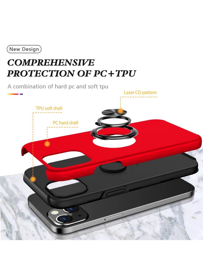 اس-توب جراب لهاتف iPhone 14 Pro Max مزود بحلقة مغناطيسية وحامل مضاد للصدمات - Image 2