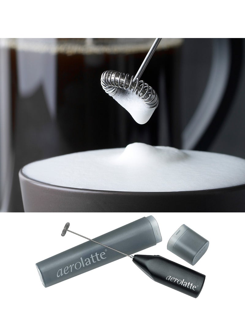 aerolatte Premium Coffee / Milk Frother with To-Go Storage Case, Black  - Image 1