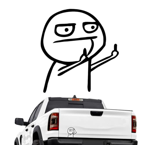 Murimt Funny Car Sticker Waterproof Vinyl Anime Decal Computer Truck Sports Car Motorcycle Decoration Black - Image 1
