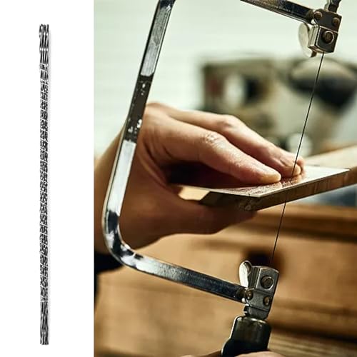 WAONIQ Metal Cutting Scroll Saw Blades, 12 Pcs Pinless Spiral Teeth, 5 Inch for Wood, Plastic & Metal (#8) - Image 3