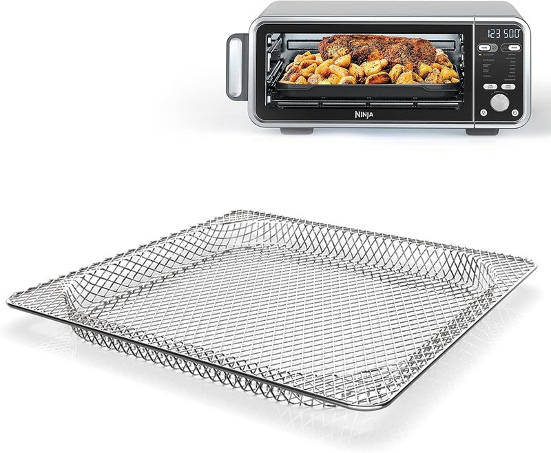 DEMEDO Air Fryer Basket Replacement for NINJA Foodi SP101 Air Fryer Oven, Stainless Steel Air Fryer Basket for Ninja SP100,SP102, Mesh Basket for Ninja Foodi Air Fryer Accessories, Baking Tray for Ninja - Image 1