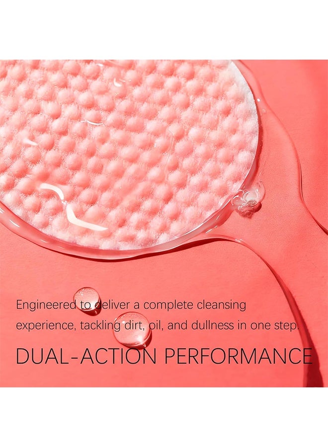 ك أو إي سي وسادة تقشير بحمض السكسينيك، وسائد تقشير حمض السكسينيك الأحمر – منظف خفيف يومي للوجه للبشرة المعرضة لحب الشباب، يتحكم في الزيوت ويحسن ملمس البشرة، وسائد تقشير مرطبة بمكونات مهدئة، 70 وسادة - Image 4