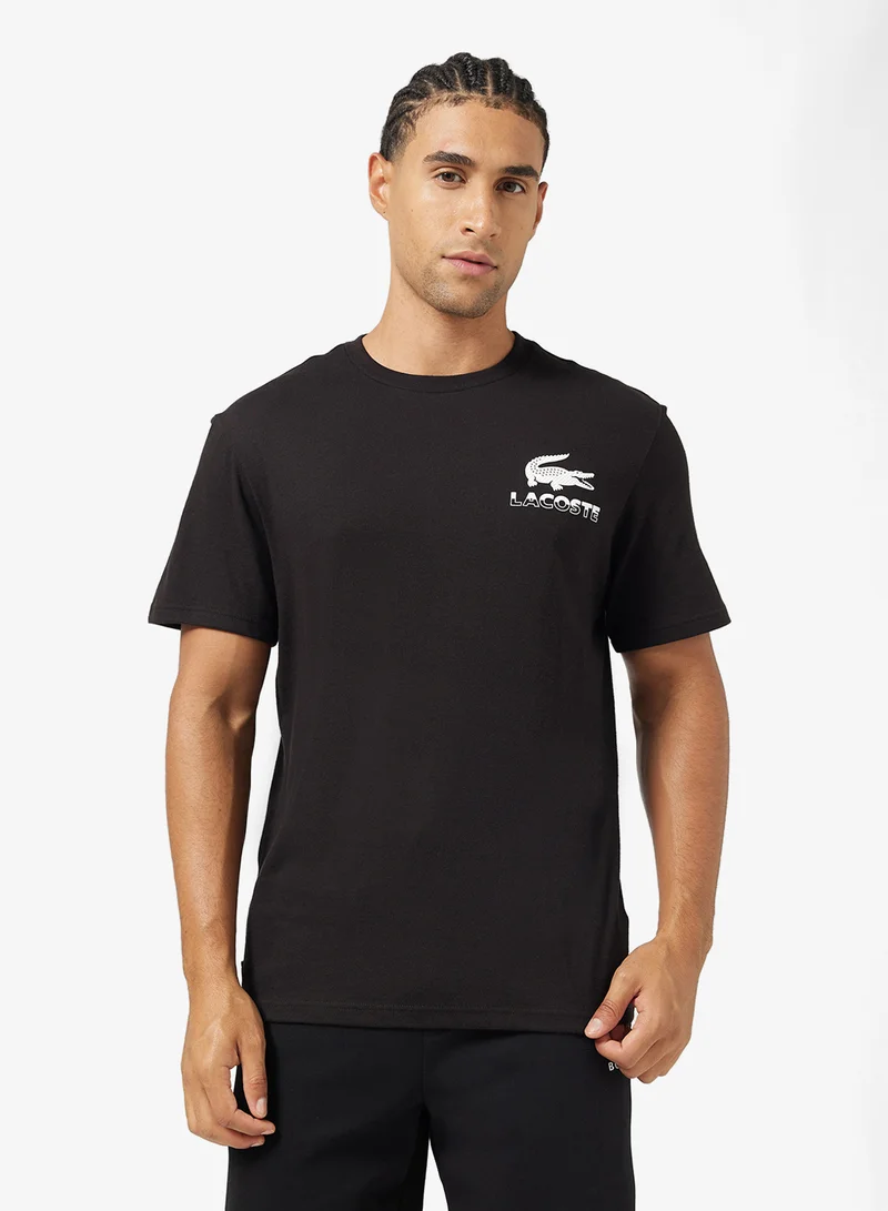 LACOSTE Logo Crew Neck T Shirt