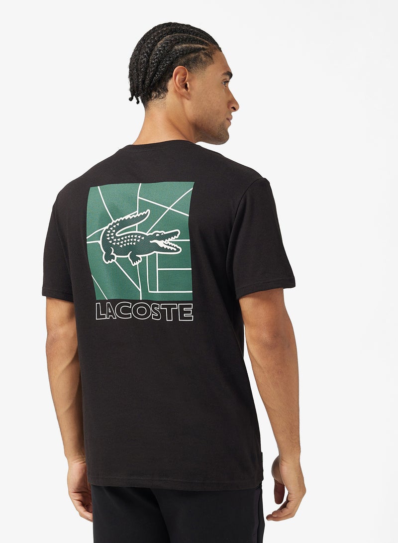 LACOSTE Logo Crew Neck T Shirt - Image 2