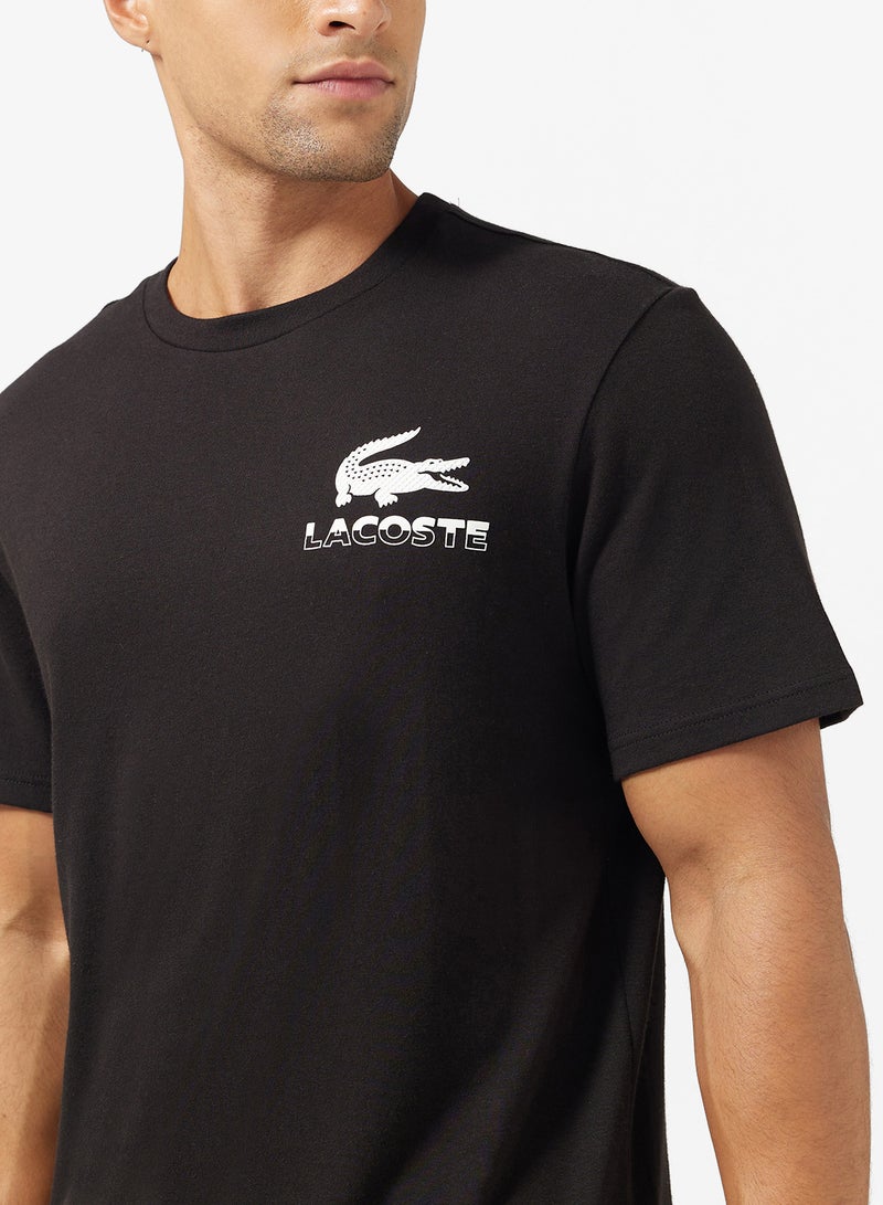 LACOSTE Logo Crew Neck T Shirt - Image 3