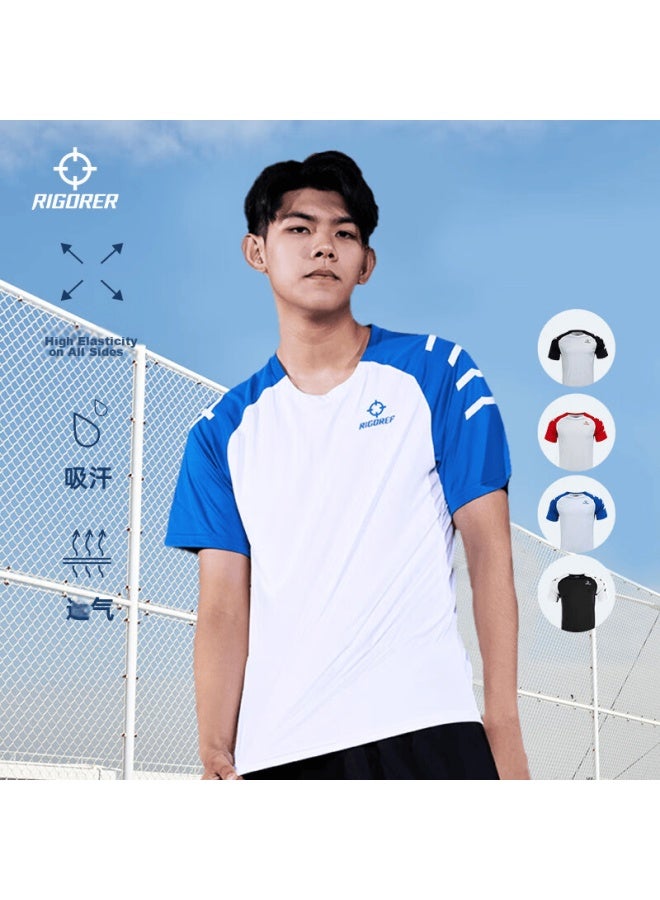 Rigorer Short-sleeve T-shirt, Summer Comfortable Casual Simple Sports Sweat-wicking Breathable Running Top - Image 4
