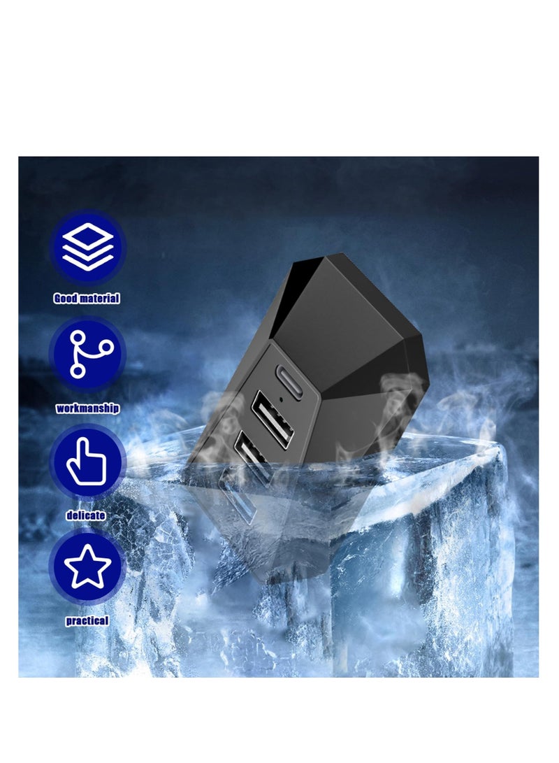 SOLARAE Glovebox USB Hub for Model 3/Y,  Glove Box Hub Docking Station for Tesla Charger, Compatible 4-in-1 Docking Station of Center Console Smart Sensor, for Data Transferring Charging Music Games - Image 3