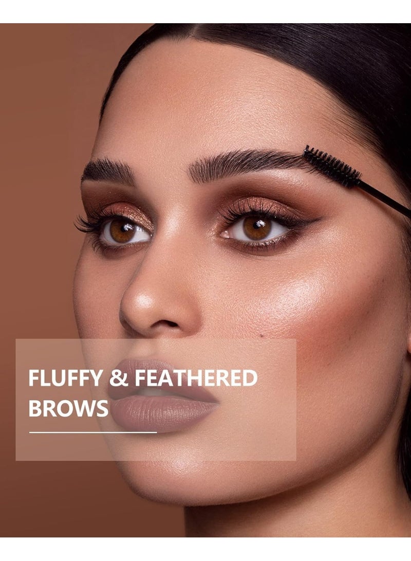 SOAP BROW STYLING WAX -BROW SCUL PING GEL, Excellent Stereotypes Eyebrow Styling Wax, Long-lasting Waterproof Eyebrow Enhancer Gel, 4D Feathery Brows Shaping Soap Brow Freeze-50ML - Image 4