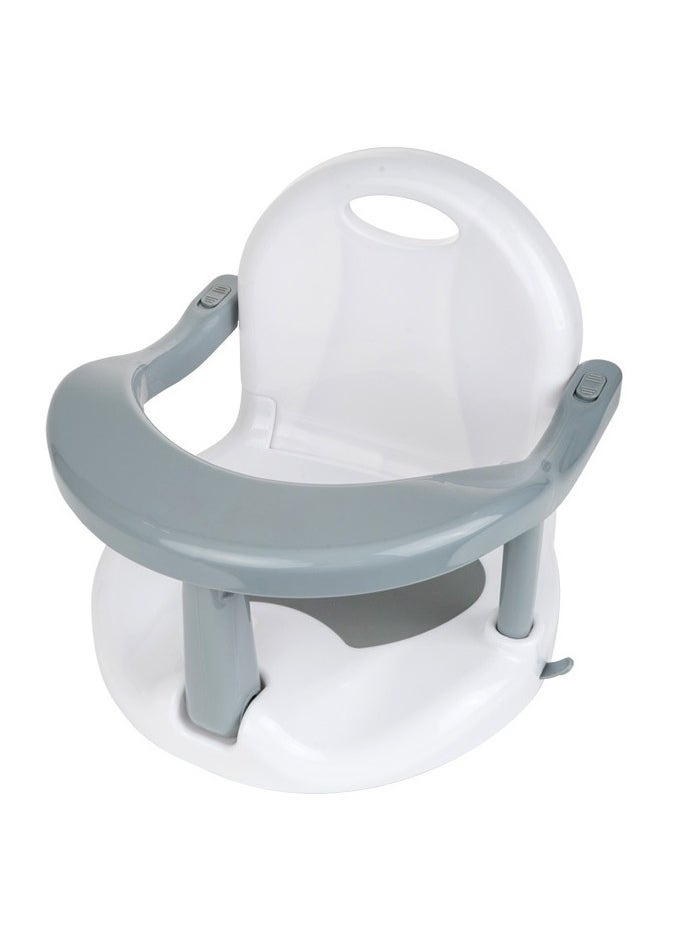 Foldable Baby Bath Ring Seat with Non-Slip Suction Cups, Adjustable Baby Bathtub Seat, Tummy Time Folding Shower Chair, Anti-Dumping Bath Safety Stool for 6-18 Months Infants, Toddlers, Boys & Girls, Non-Flip Design - pzsku/Z63A3E96646AACC76E013Z/45/_/1726819008/4066a9ae-d2ba-4b25-8bd6-7d6c9d67e8d8