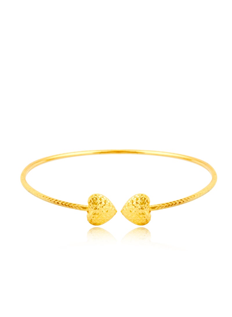 BAFLEH JEWELLERY Handcrafted 18K Gold Bangle Design  - Image 2