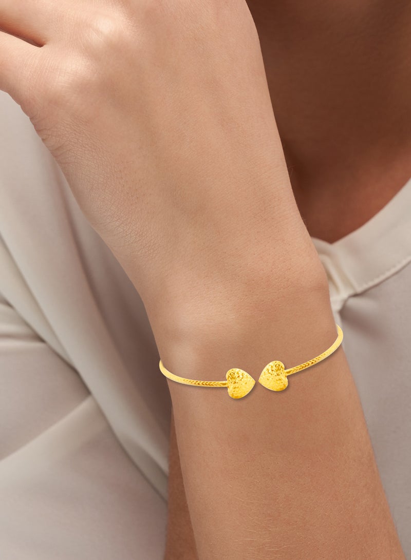 BAFLEH JEWELLERY Handcrafted 18K Gold Bangle Design  - Image 3