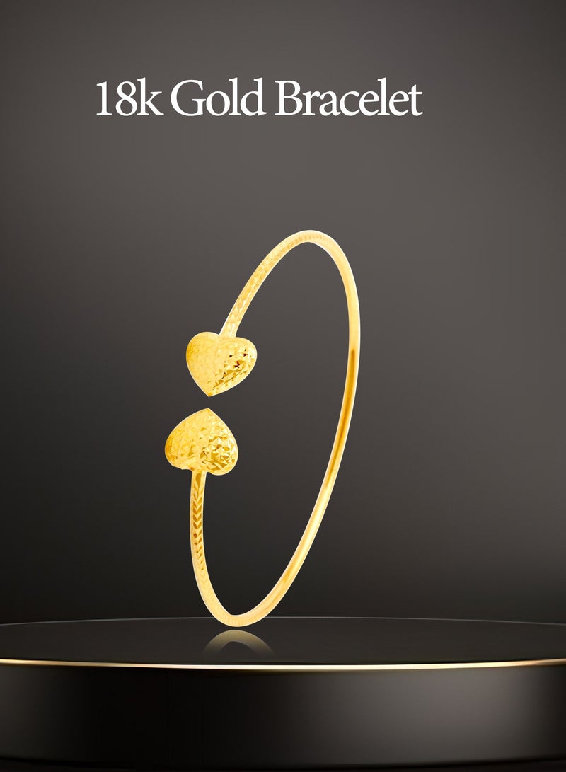BAFLEH JEWELLERY Handcrafted 18K Gold Bangle Design  - Image 4