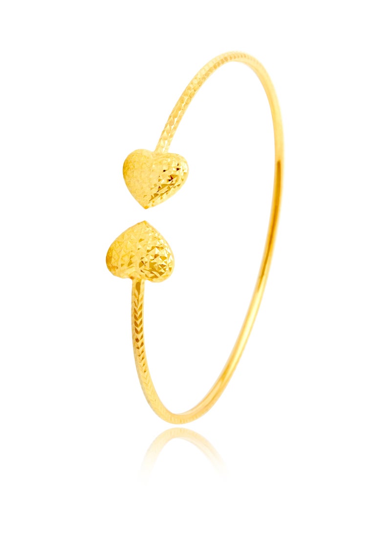BAFLEH JEWELLERY Handcrafted 18K Gold Bangle Design  - Image 1