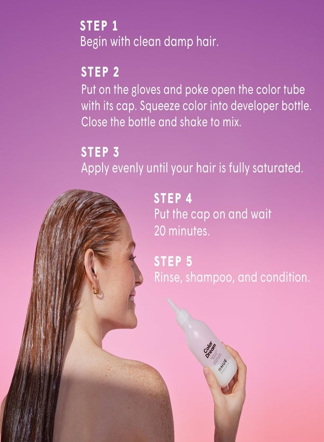 dpHUE Color Dream, Dark Brown - Ammonia-Free, Demi-Permanent Hair Color - Lasts 16 Washes - Boosts Shine - Paraben & Sulfate Free, Leaping Bunny Certified - Image 3