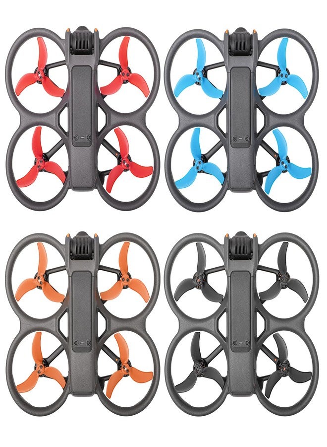 Xmipbs 4PCS Avata 2 Propellers 3032S Quick Release Propeller Props with Compatible with DJI Avata 2 (Blue) - Image 3