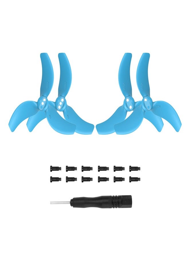 Xmipbs 4PCS Avata 2 Propellers 3032S Quick Release Propeller Props with Compatible with DJI Avata 2 (Blue) - Image 1