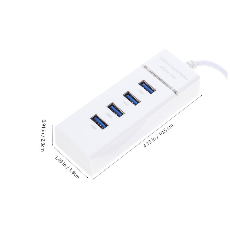 محول USB عالي السرعة 4 منافذ، كابل توسعة مقسم USB، محمول خفيف الوزن - Image 3