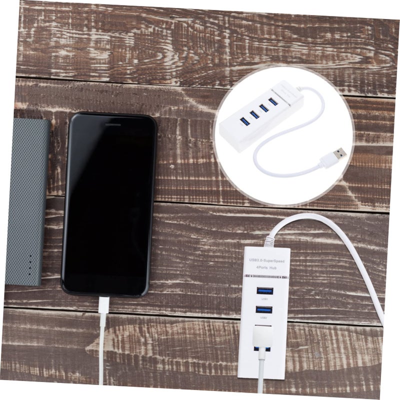 محول USB عالي السرعة 4 منافذ، كابل توسعة مقسم USB، محمول خفيف الوزن - Image 4