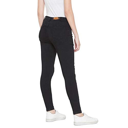 Nifty Women's Denim Stretchable Slim Fit Black Jeans (BMW, Black, 34) - Image 3